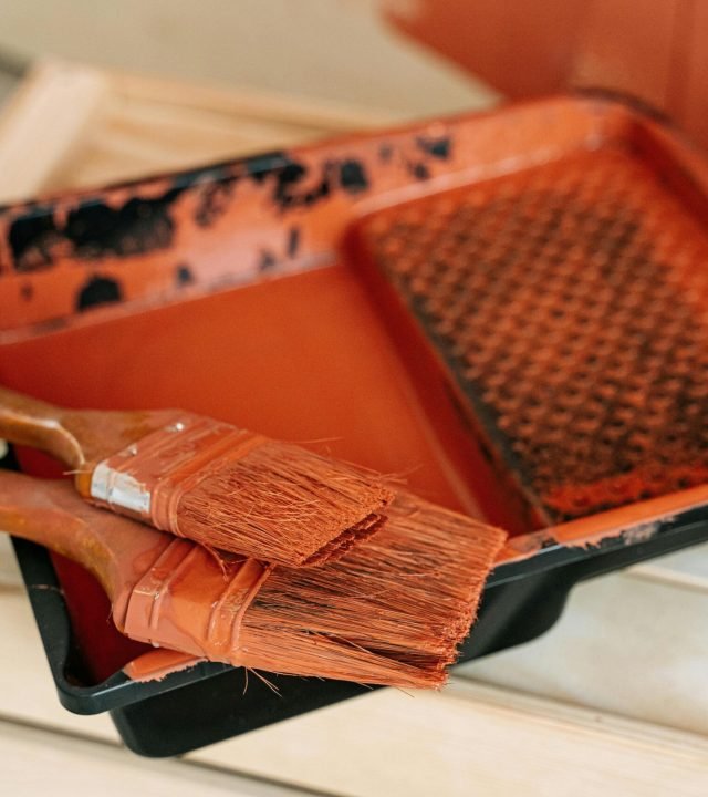 Close Up Shot of Paintbrushes